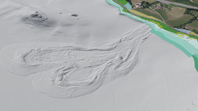 Echolotvermessung Mondss